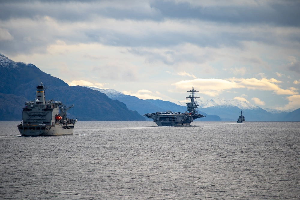 USN in Strait of Magellan