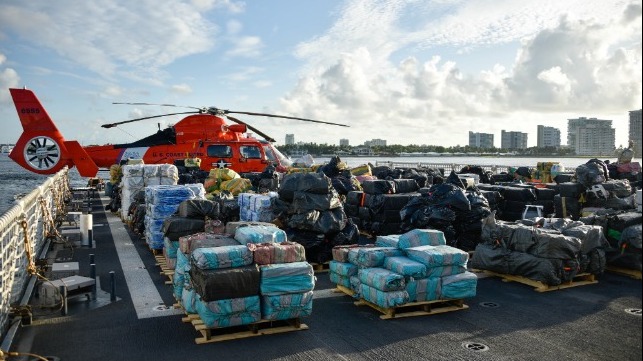 record illegal narcotics offload in Florida 