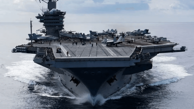 USS Carl Vinson has been deployed to join USS Harry S. Truman in the Mideast (USN file image)