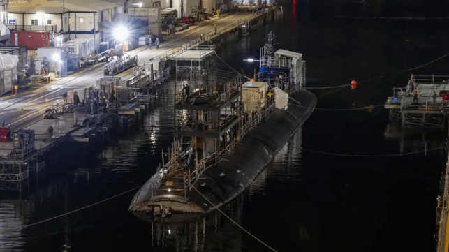 Repairs to Damaged Seawolf-Class Sub Resume After Navy Fixes Drydock