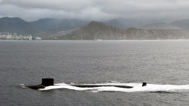 nuclear-powered submarine