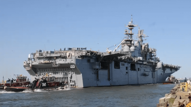 USS Iwo Jima at Norfolk (USN file image)