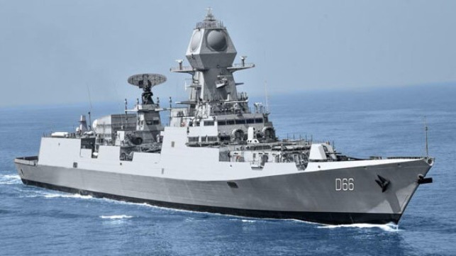 India first stealth guided missle destroyer