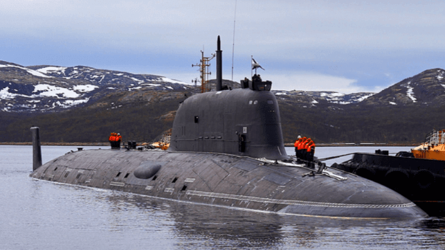 A Yasen-class sub assigned to Russia's Northern Fleet, 2021 (Russian MOD)