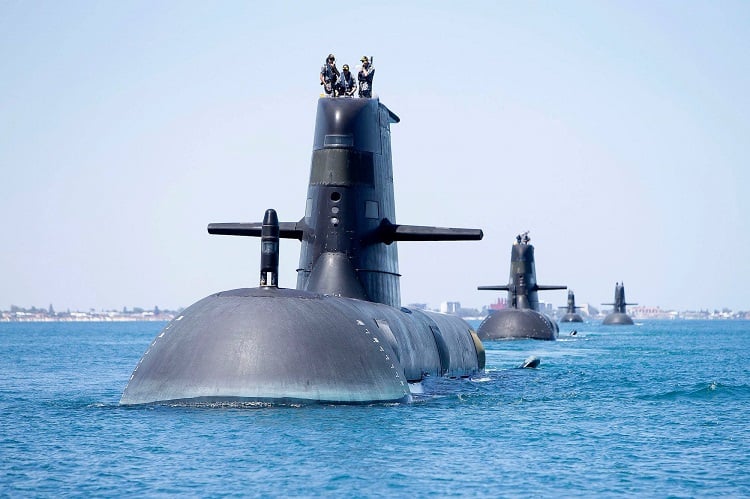 Photos: Australia's Submarines in Formation