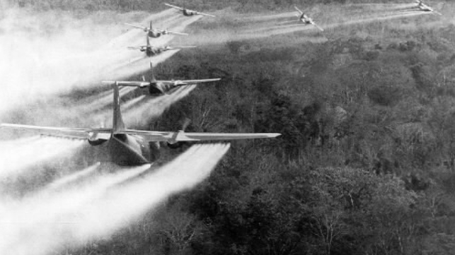 aircraft carriers in vietnam and agent orange