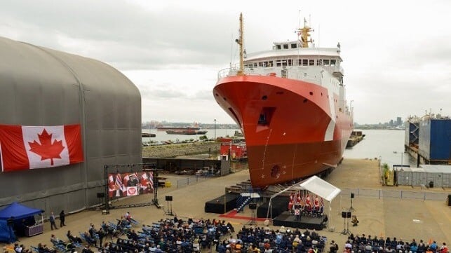Fisheries vessel launch CCG