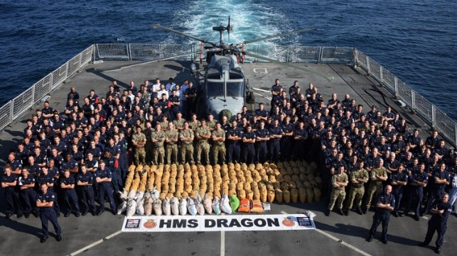 HMS Defender makes second Gulf drugs bust