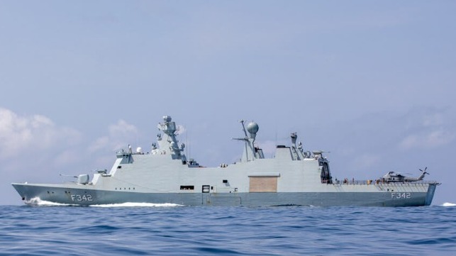 Danish frigates engages and kills four suspected pirates in Gulf of Guinea