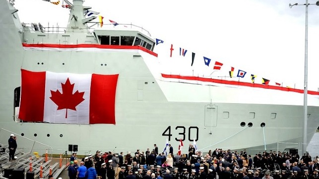 The future HMCS Harry DeWolf