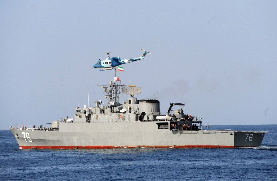 Iranian war ship