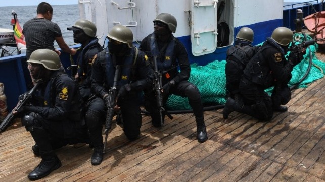 ghana boat service navy boarding team piracy