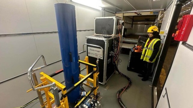 The Imperial College London team installed a prototype of their system aboard a UK military cargo ship for testing (Royal Navy)