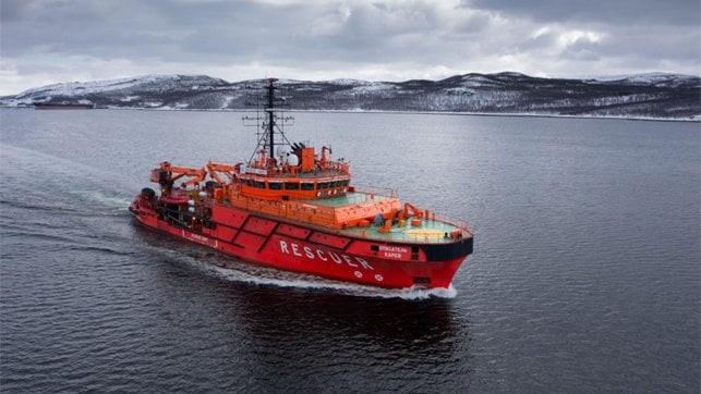 Russian rescue vessel