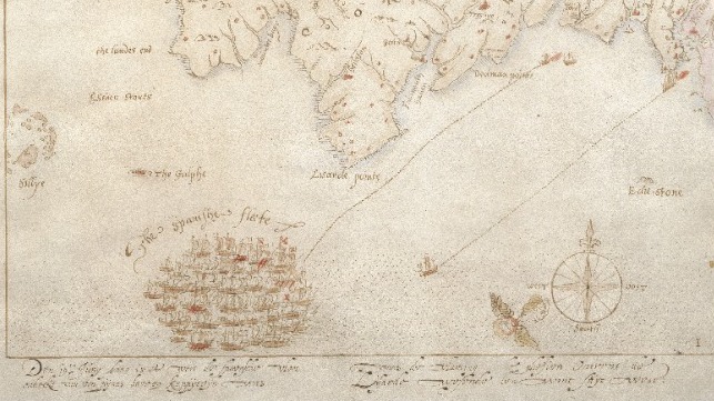 Historic Charts of the Spanish Armada Preserved for the Public