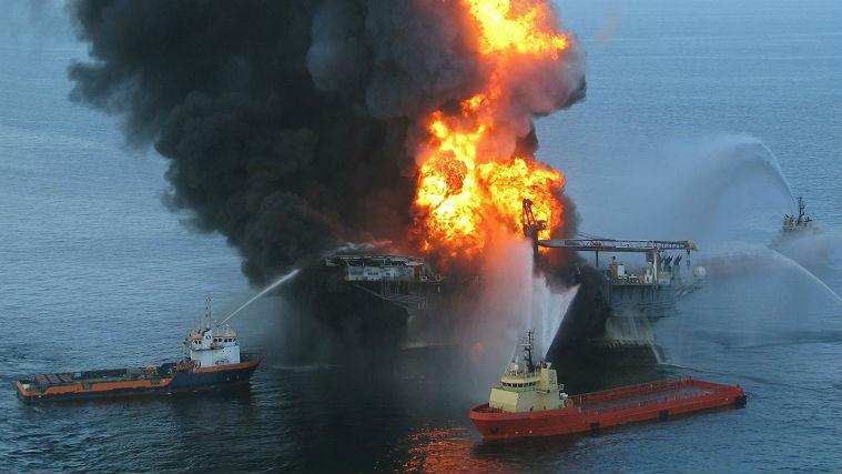 Deepwater Horizon Fire