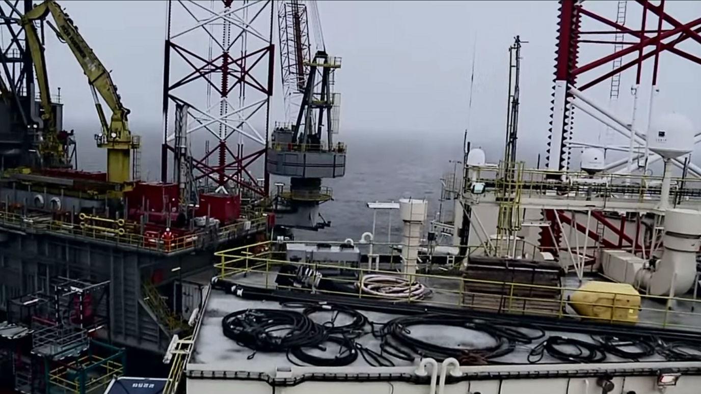 North Sea Oil Platform