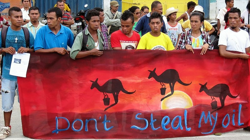 Demonstration against Australia December 2013