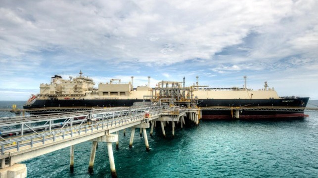file photo of PNG LNG shipment
