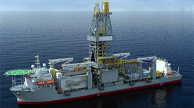 oil and gas drillship