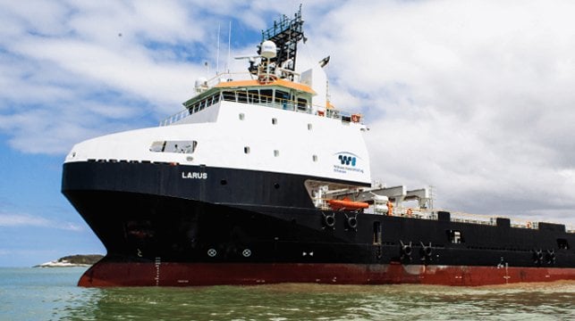 PSV vessel offshore