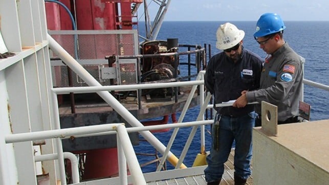 Inspection offshore platform