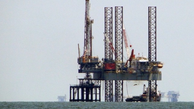 File image of a jackup rig in the Gulf of Mexico