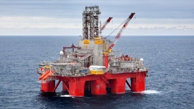 Norwegian oil platform