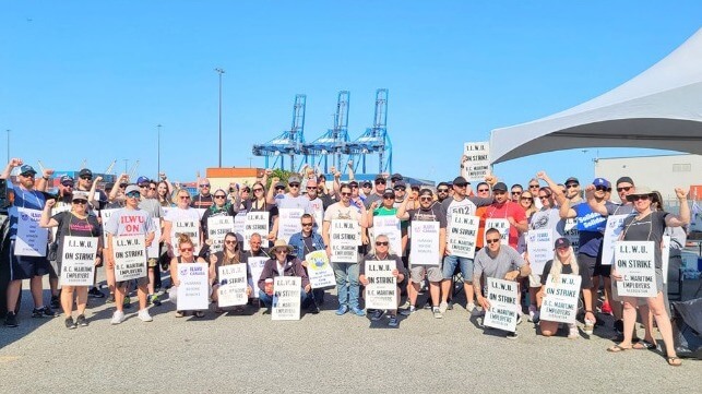 Canada West Coast port strike