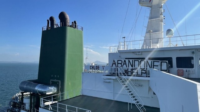 tanker crew appeals for help highlighting abandonment