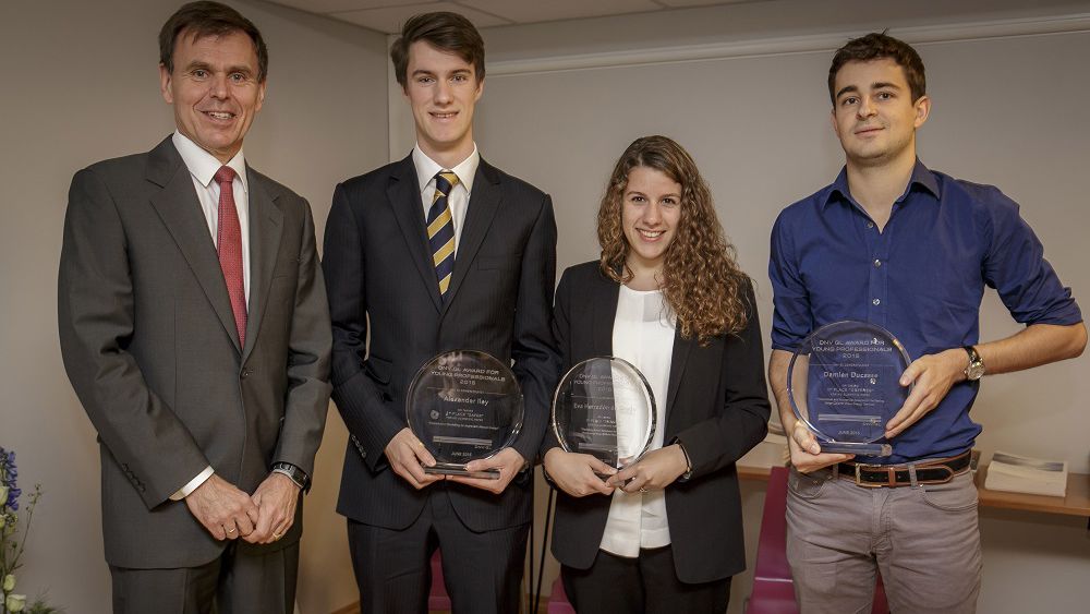 winners of the 2015 DNV GL Award for Young Professionals