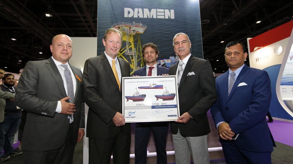 Damen contract signing