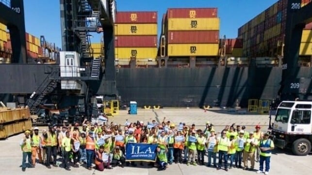 ILA dockworkers