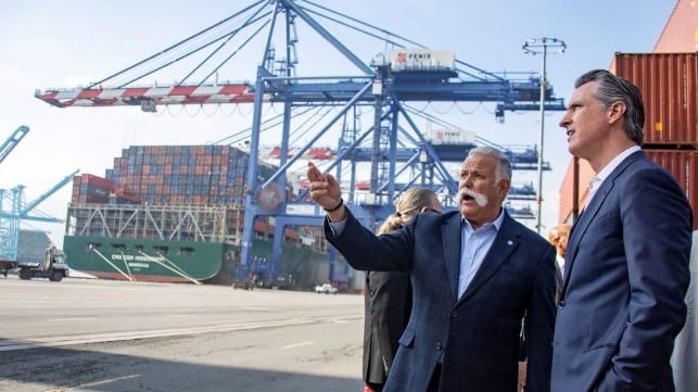 more efforts to reduce backlogs at California ports 