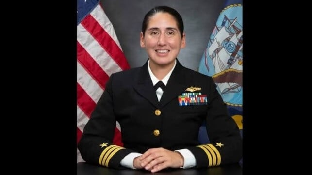 Cmdr. Sarah M. Quemada (USN file image)