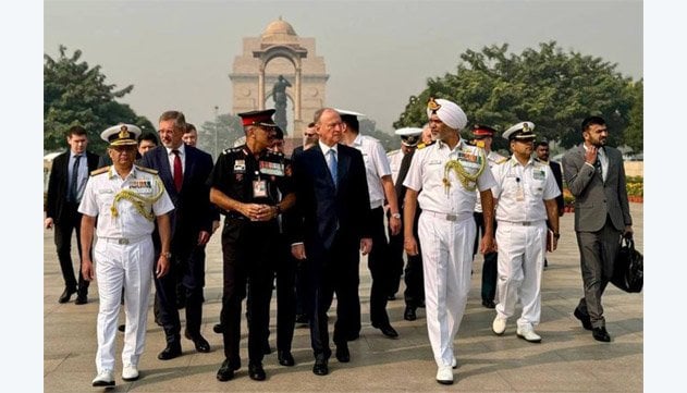 Russian officials meeting in India
