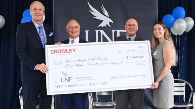 crowley UNF donation