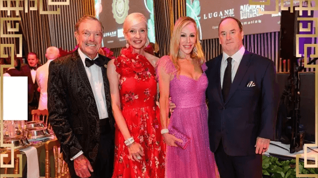 Jeff & Nicola Marcus, Amy & John Phelan at the Palm Beach Police Fire and Rescue Ball at Mar-a-Lago (Palm Beach Police & Fire Foundation)