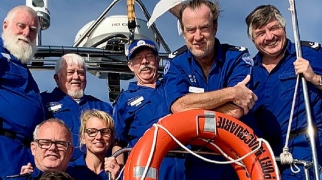 Port Waikato rescue team from Coastguard New Zealand - finalists in the Outstanding Team Contribution to Maritime SAR Operations category.