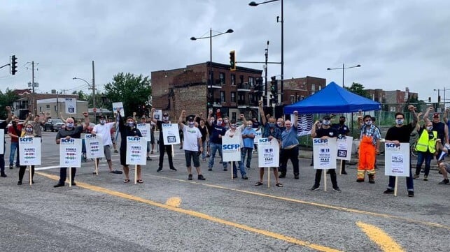 Montreal dockworkers strike