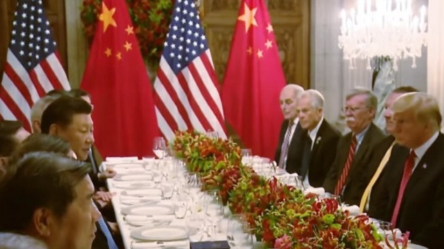 Trump and Xi lunch in Argentina