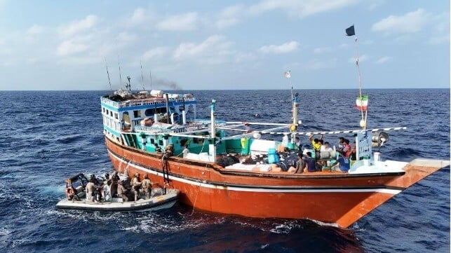 dhow off Somalia