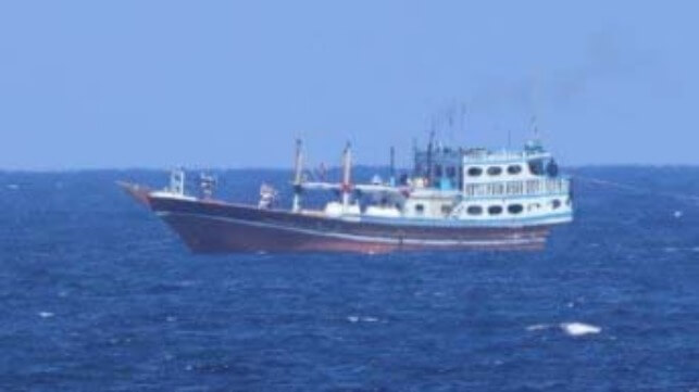 Iranian fishing boat
