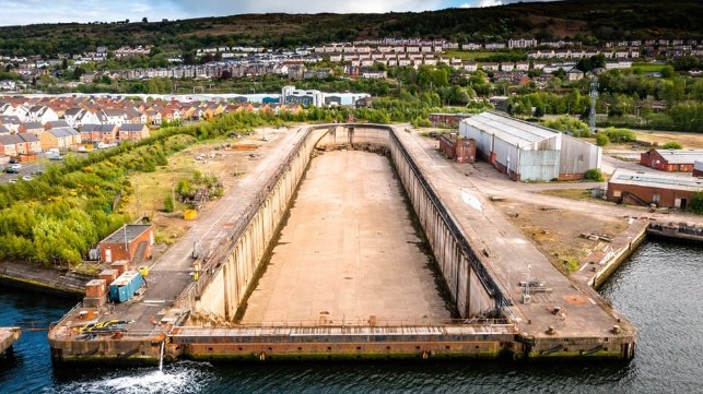 ship recycling facility atfamed Scottish dry dock 