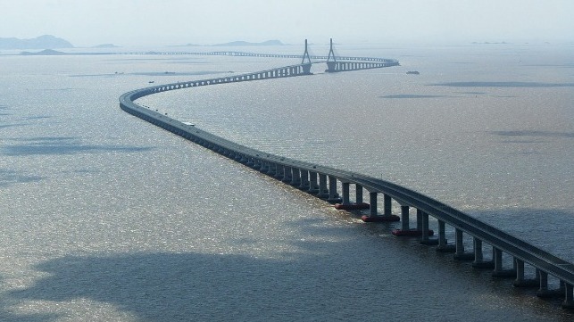 file photo: the Donghai Bridge in China