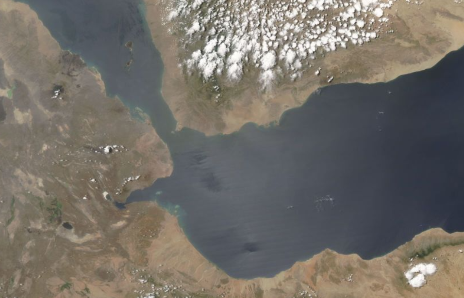 Southern Red Sea and Strait of Bab el-Mandeb (NASA file image)