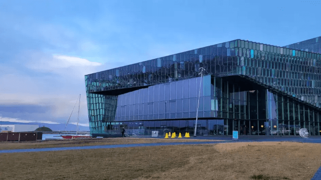 Harpa Concert Hall, Reykjavik (Mia Bennett)