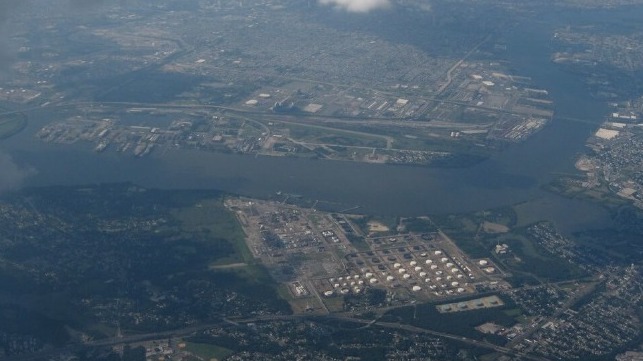 The Delaware and Schuylkill Rivers at their confluence in Philadelphia (Ken Lund / CC BY-SA 2.0)