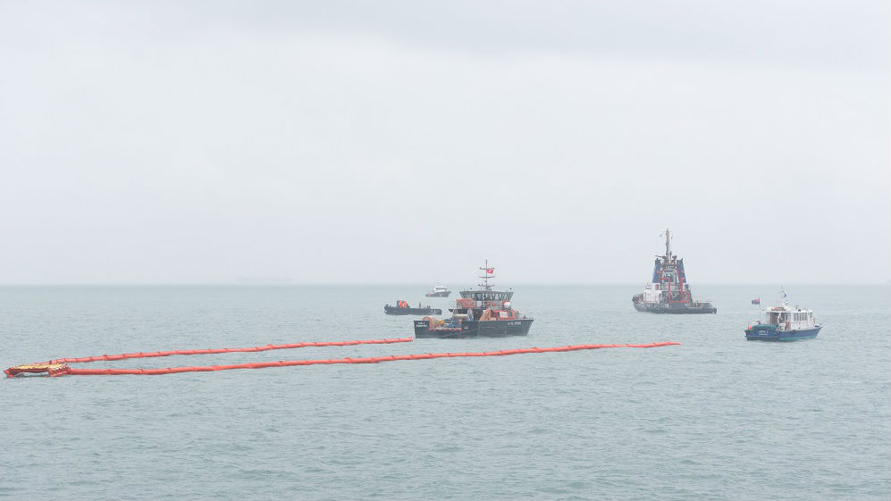 Coast Guard conducts international oil spill drill in the Strait