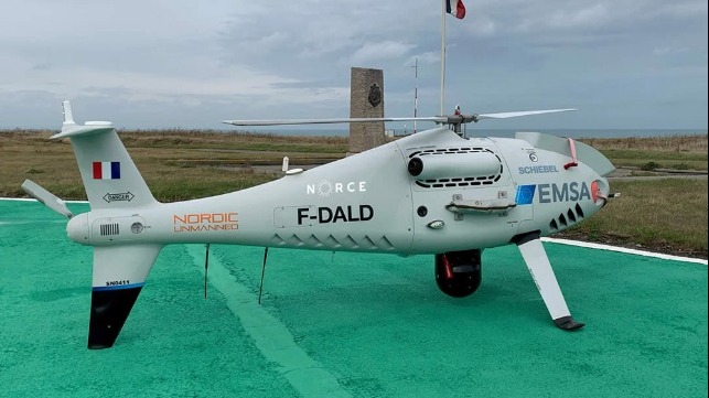 drones monitor ships' emission in France